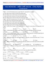 15  ancol độ rượu   điều chế   ứng dụng 