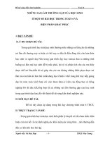 SKKN sáng kiến kinh nghiệm NHỮNG SAI lầm THƯỜNG gặp của học SINH ở một số bài học TRONG TOÁN 6 và BIỆN PHÁP KHẮC PHỤC 