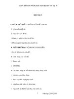 Phân môn tiếng việt nhằm hình thành và phát triển ở học sinh các kiến thức sử dụng tiếng việt 