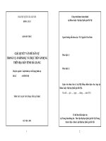 Giải quyết vấn đề dân sự trong vụ án hình sự và thực tiễn áp dụng trên địa bàn tỉnh Hà Giang