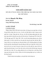 SKKN sáng kiến kinh nghiệm bước đầu sử dụng phương tiện hiện đại vào giảng dạy sinh học THPT 