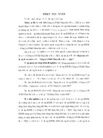 Hoàn thiện hệ thống kiểm soát nội bộ ở Công ty cổ phần Kinh doanh Thanh miền Bắc - TKV