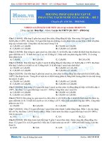 14  thi online phương pháp giải bài tập về phản ứng tách nước của ancol   đề 2 