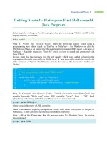 Lý thuyết lập trình JAVA 1