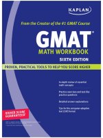 Kaplan GMAT math workbook sixth edition