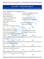 29  lý thuyết và bài tập về lipit – chất béo 