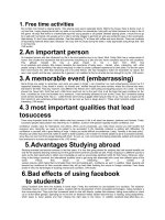 bài luận tiếng anh ôn thi đại học