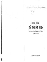 giáo trình kỹ thuật điện  PGS. TS. Đặng Văn Đào