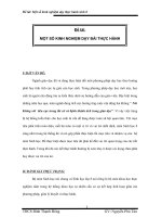 SKKN sáng kiến kinh nghiệm một số KINH NGHIỆM dạy bài THỰC HÀNH SINH 8 