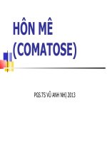 bài giảng hôn mê sinh viên y5