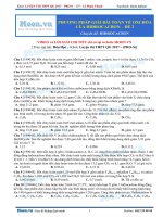 12  thi online   PP giải bài toán về oxi hóa của hidrocacbon   đề 2 