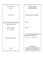 Giải quyết tranh chấp lao động cá nhân