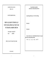 Pháp luật Quốc tế pháp luật nước ngoài, pháp luật Việt Nam về xóa bỏ lao động trẻ em
