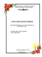 Một số biện pháp đổi mới quản lý, chỉ đạo nhằm nâng cao chất lượng dạy và học 