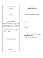 Giáo dục pháp luật trong quân đội nhân dân Việt Nam - một số vấn đề lý luận và thực tiễn