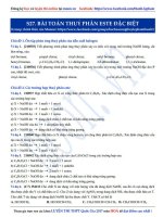 27  bài toán thủy phân este đặc biệt 