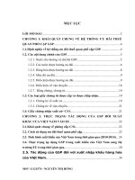 Tác động của hệ thống ưu đãi thuế quan phổ cập GSP đối với xuất khẩu của Việt Nam vào thị trường EU