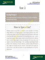 ACTUAL TEST READING VOLUME 1 TEST 2 