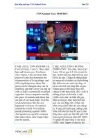 Luyện nghe tiếng anh qua CNN (29) 