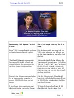 Luyện nghe tiếng anh qua VOA 2 (11) 