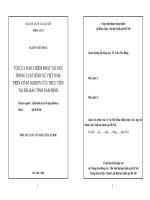 Tội lừa đảo chiếm đoạt tài sản trong luật Hình sự Việt Nam trên cơ sở nghiên cứu thực tiễn tại địa bàn tỉnh Nam Định