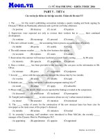 TOEIC   part 5   tiết 6   luyen tap 