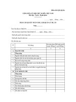 Mẫu số 01/QT-QLDA: Báo cáo quyết toán thu, chi quản lý dự án