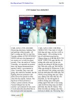 Luyện nghe tiếng anh qua CNN (30) 