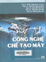 Công Nghệ Chế Tạo Máy  Trần Văn Địch
