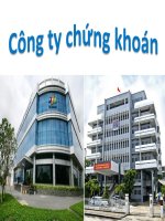 Thuyết trình về công ty chứng khoán