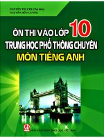 Luyện thi tiếng anh vào 10 và chuyên anh 9 (Phần 1)