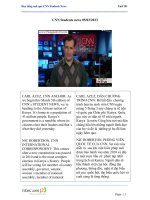 Luyện nghe tiếng anh qua CNN (34) 