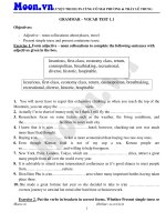 Grammar   vocab test 1 1 