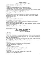 Chủ đề gia đình lớp ghép 4 độ tuổi 