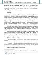 LE RÔLE DE LA SOCIOLOGIE RURALE ET DE LA SOCIOLOGIE DU MANAGEMENT DANS LA RECHERCHE DE RÉDUCTION DE LA PAUVRETÉ  LE CAS DE LA MIGRANTS DE LA PROVINCE DE THUA THIEN – HUE – CENTRE DU VIET NAM 