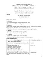 GIÁO án mẫu giáo bé CHỦ đề mầm non, bản THÂN, GIA ĐÌNH