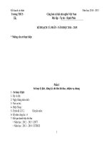 Kế hoạch cá nhân năm học 2016  2017