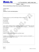 TOEIC   part 5   tiết 7   luyen tap 