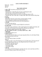 giáo án bài hoạt động hô hấp sinh 8