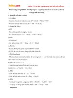 Giải bài tập trang 86 SGK Hóa học lớp 11: Luyện tập tính chất của cacbon, silic và các hợp chất của chúng