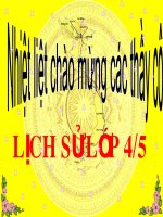 môn lịch sử lớp 4 bài  nha hau le
