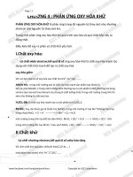 Phản ứng OXH khử luyen thi 2017