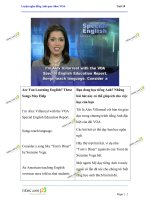 Luyện nghe tiếng anh qua VOA (9) 