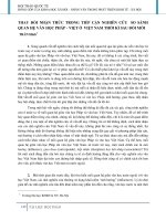 THAY đổi NHẬN THỨC TRONG TIẾP cận NGHIÊN cứu SO SÁNH QUAN hệ văn học PHÁP   VIỆT ở VIỆT NAM THỜI kì SAU đổi mới 
