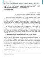 TIẾP cận mô HÌNH đại học NGHIÊN cứu TRÊN THẾ GIỚI – TRIỂN VỌNG và THÁCH THỨC của đại học VIỆT NAM 