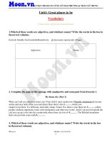 LUYỆN THI IELTS  BTVN   lesson 3