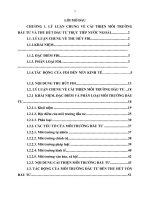 Cải thiện môi trường đầu tư nhằm thu hút FDI tỉnh bình định