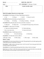 De kiem tra HKI sinh 7 co dap an