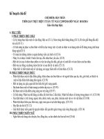 KẾ HOẠCH CHỦ đề bản THÂN lớp lá