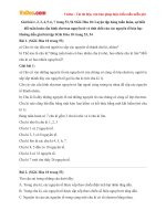 Giải bài tập SGK Hóa học lớp 10: Luyện tập bảng tuần hoàn, sự biến đổi tuần hoàn cấu hình electron nguyên tử và tính chất của các nguyên tố hóa học